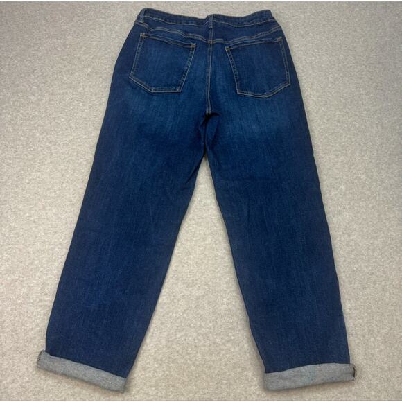 Old Navy High-Rise O.G. Loose Straight Jeans WMNS 18 Tall Blue S/492915-00 Denim - Picture 2 of 12